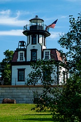 Colchester Reef Light on Grounds of Shelburne Museum, VT
